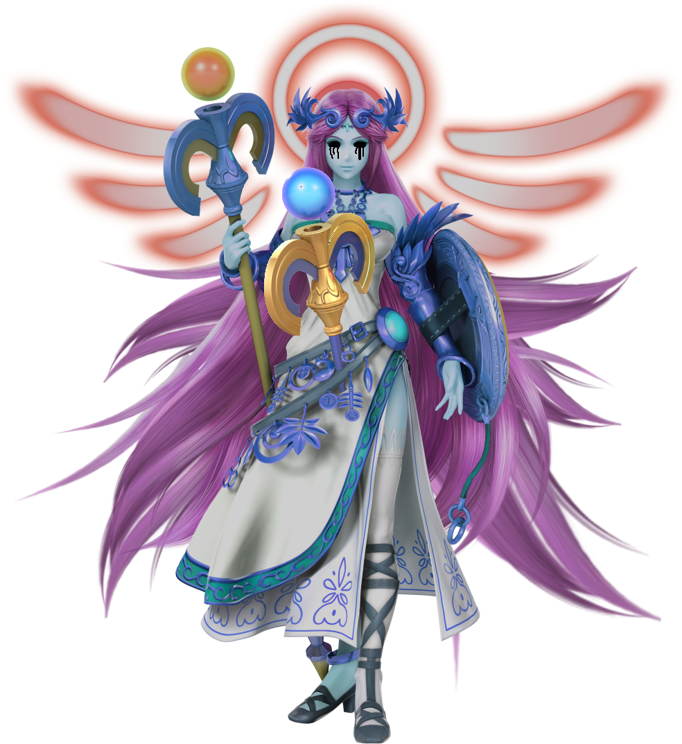 Super Sayin Palutena - Palutena (1024x1080), Png Download