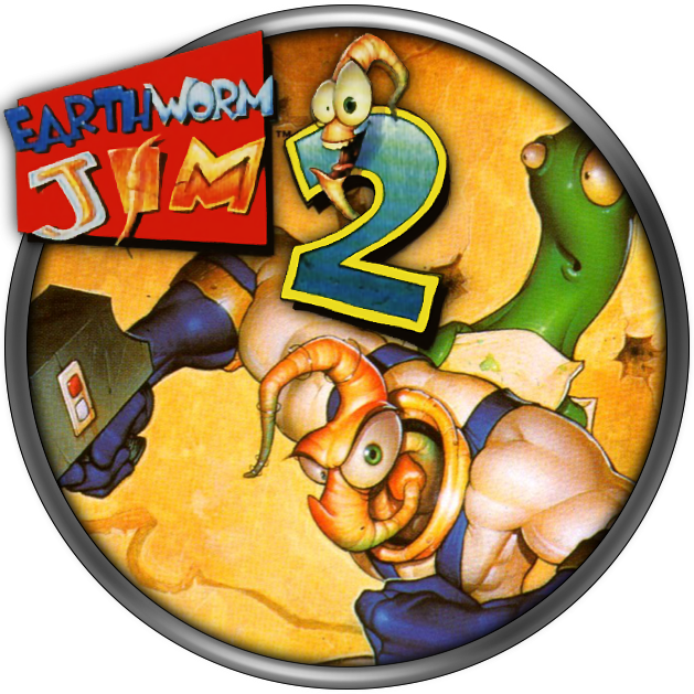 Earthworm Jim 2 - Earthworm Jim Ps1 (629x629), Png Download