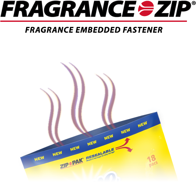 Harness The “power Of Scent” In A Resealable Closure - Zip-pak (746x782), Png Download