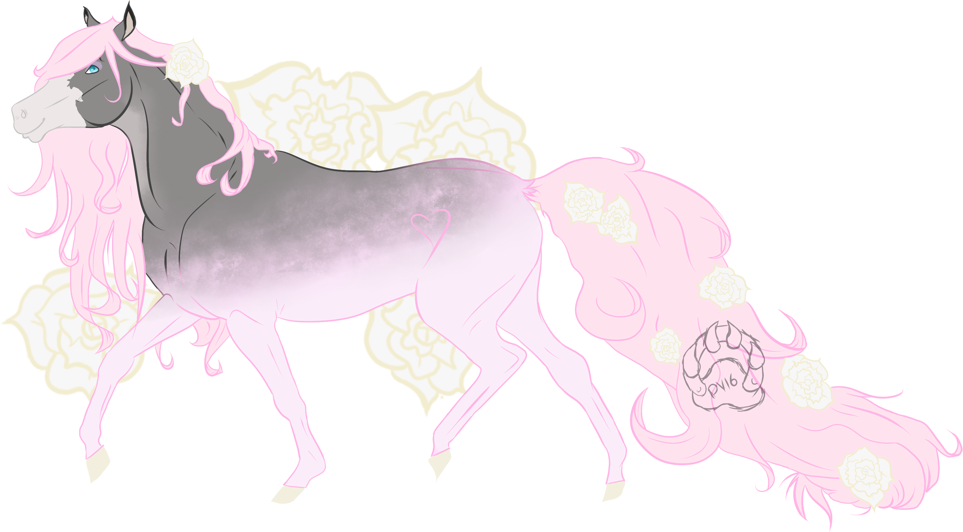 {pretty Prancer } By Pumpkinvine On Newgrounds - Mane (3421x1880), Png Download