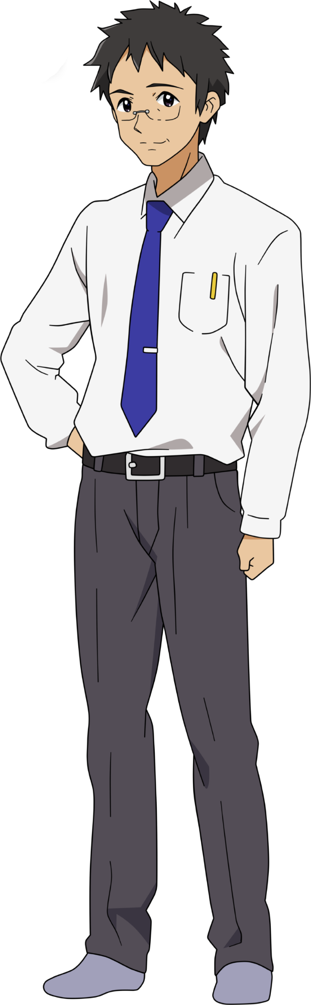 S And Ui' - K On Yui's Parents (619x2000), Png Download