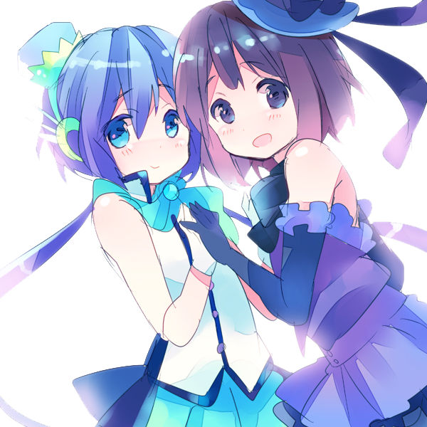 Aoki Lapis And Yui Hirasawa - Vocaloid 3 Aoki Lapis (600x600), Png Download