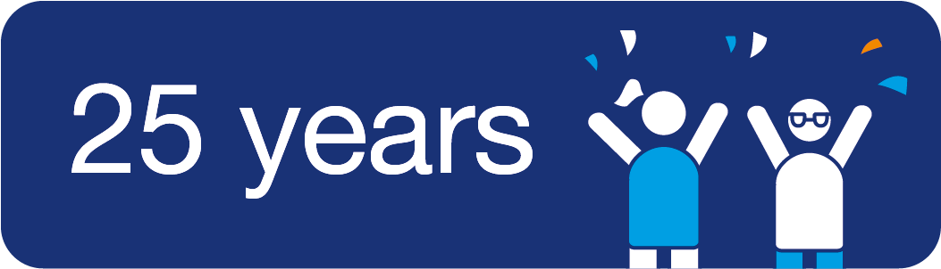 Diabetes Scotland - 25th Anniversary - 5 Year (1052x367), Png Download