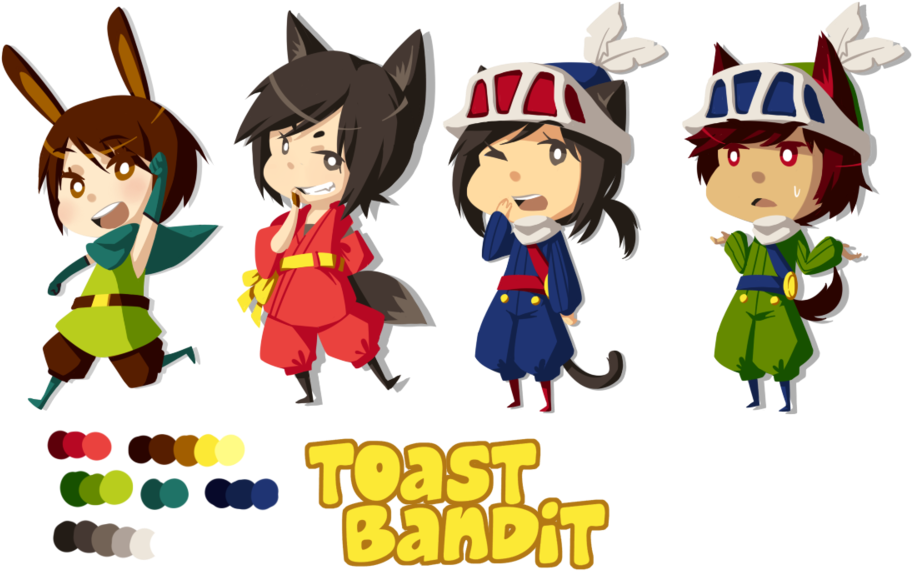 Toast Bandit Main (1000x667), Png Download