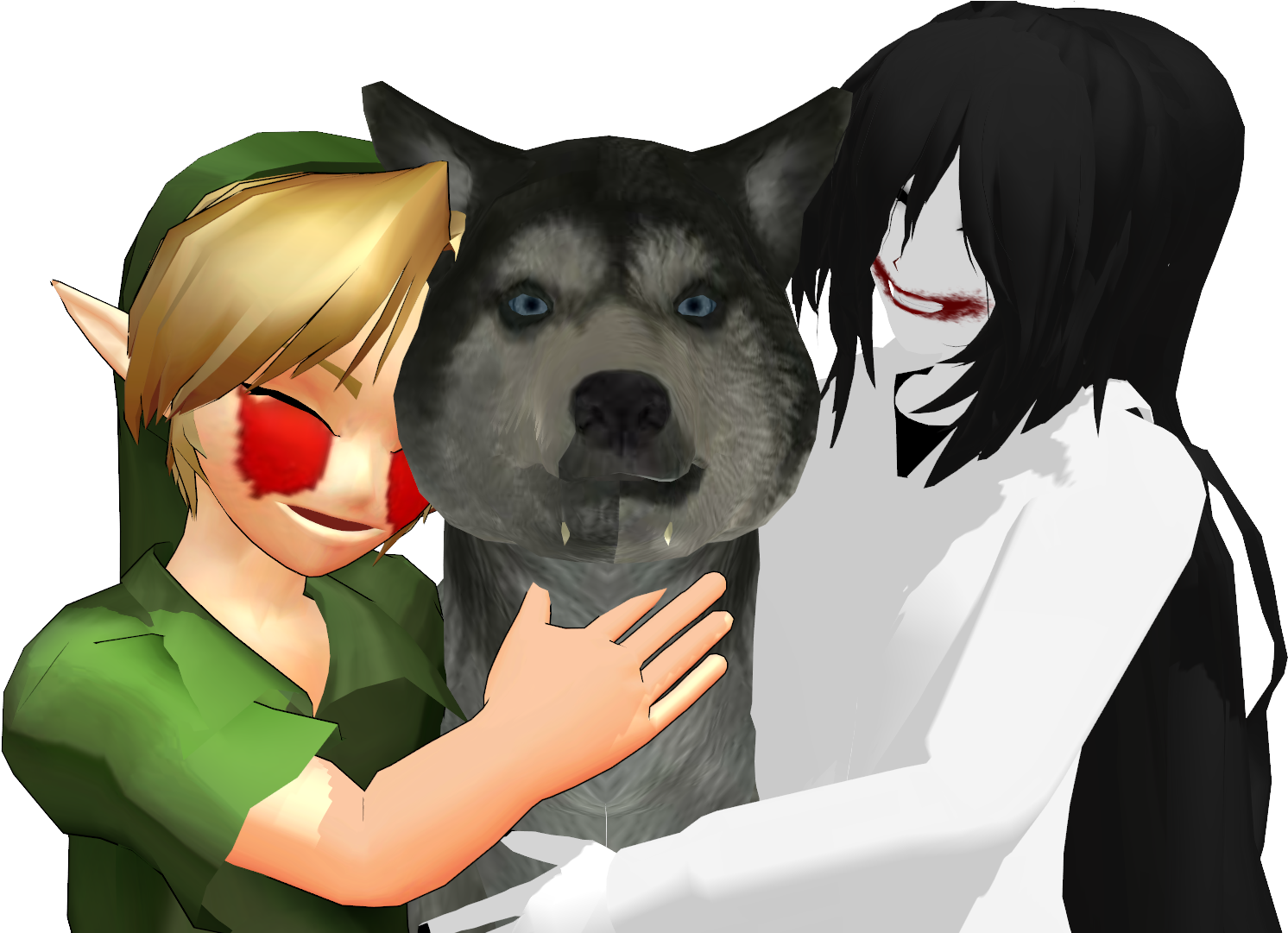Cute Smile Dog - Smile Dog Cute Creepypasta (1920x1080), Png Download