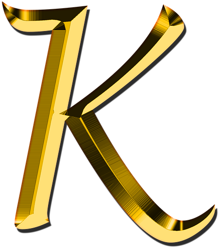 Thumb Image - Letter K Gold Png (714x720), Png Download
