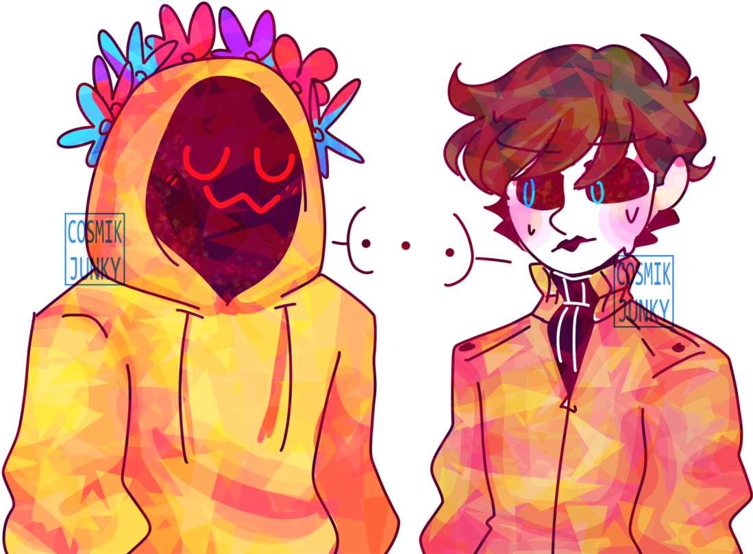 Report Abuse - Masky And Hoodie Creepypasta (1200x830), Png Download