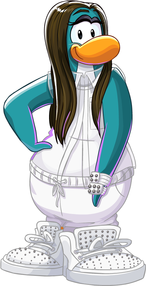 Club Penguin Zendaya (548x957), Png Download
