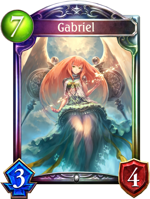 Gabriel - Shadowverse Card (536x698), Png Download