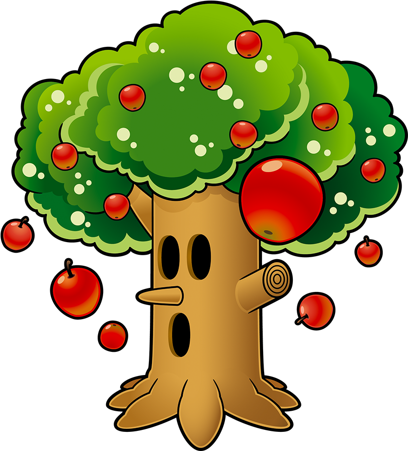 Artwork Of Whispy Woods From Kirby Super Star Ultra - Kirby Tree Whispy Woods (1004x978), Png Download