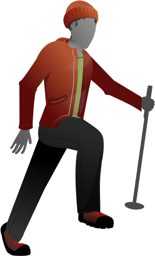 Illustration Of Outer Layer With Rain Shell And Waterproof - Layered Clothing (539x898), Png Download