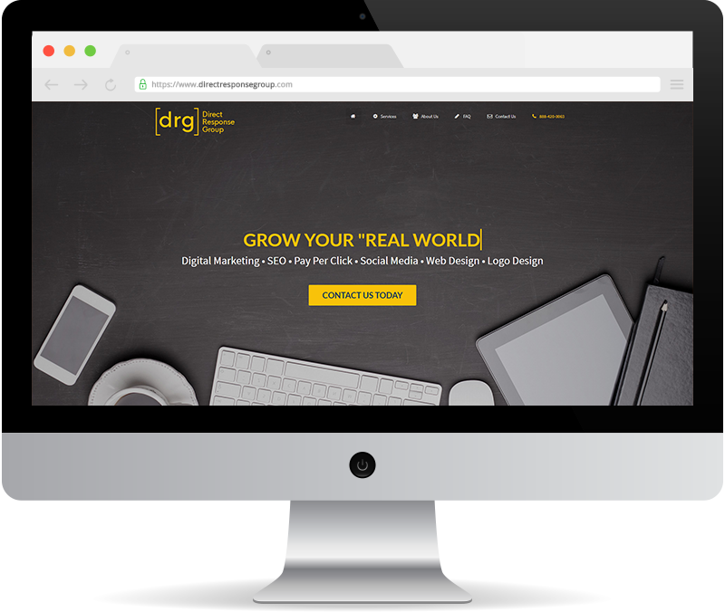 It Starts With A Strong Website For Your Company - Desktop Computer (800x676), Png Download