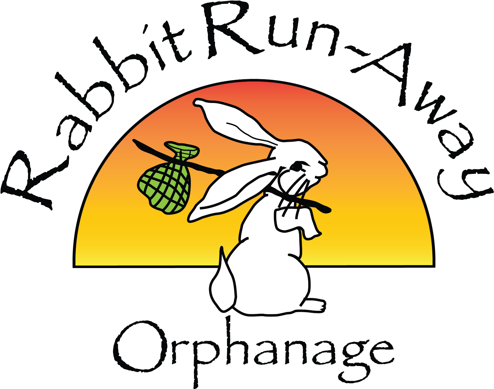 Rabbit Run-away Orphanage Inc (1819x1481), Png Download