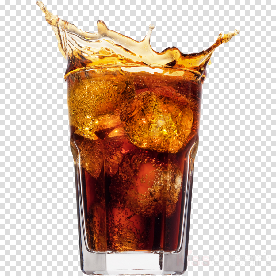 Soft Drink Png Clipart Fizzy Drinks Coca-cola - Glass Of Coca Cola Png (900x900), Png Download