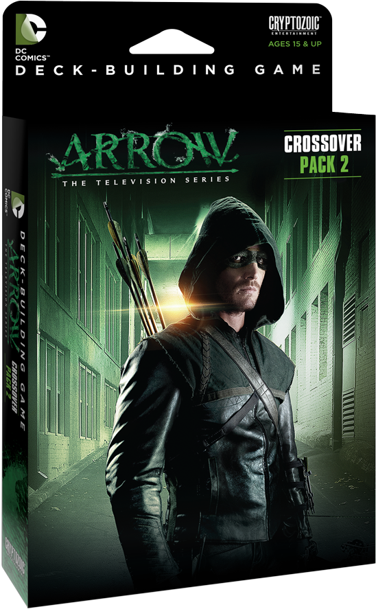 Dc Comics Deck-building Game Crossover Pack 2 Arrow - Dc Comics Dbg: Crossover Pack #2 Arrow (548x887), Png Download