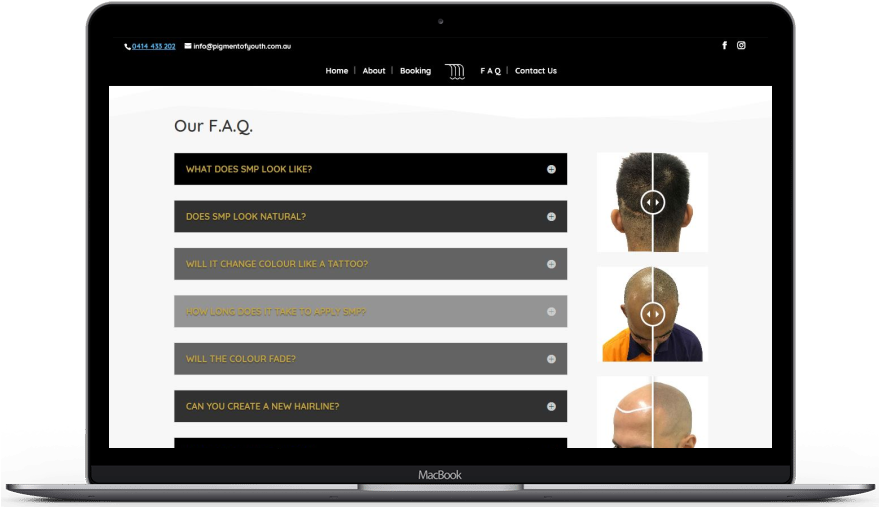 Pigment Of Youth Mac 11 - Web Design (1000x867), Png Download