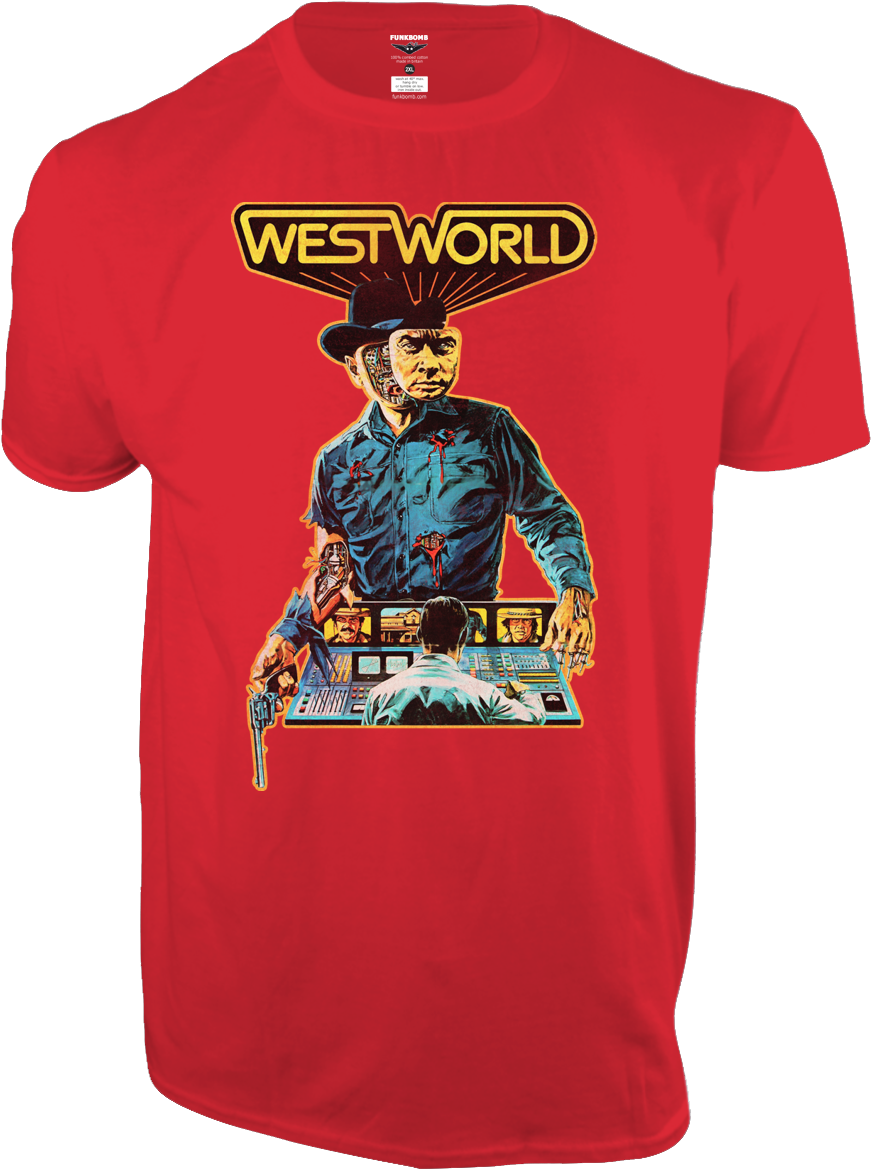 Yul Brynner Westworld Men's T Shirt - Outkast (895x1200), Png Download