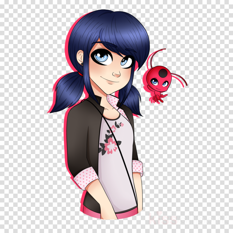 Miraculous Ladybug And Tikki Clipart Marinette Dupain (900x900), Png Download