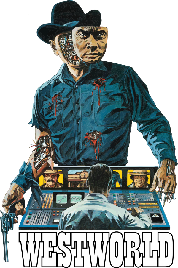 Westworld 1973 (600x900), Png Download