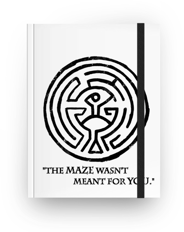 Caderno The Maze - Westworld Poster Maze (800x800), Png Download