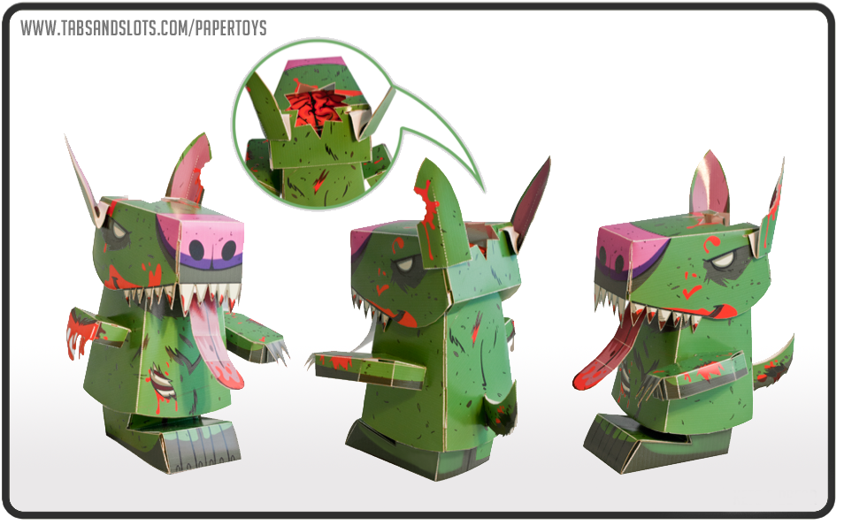 The First Paper Pet Zombie Is Salivini The Zombie Dog - Dog (1000x642), Png Download