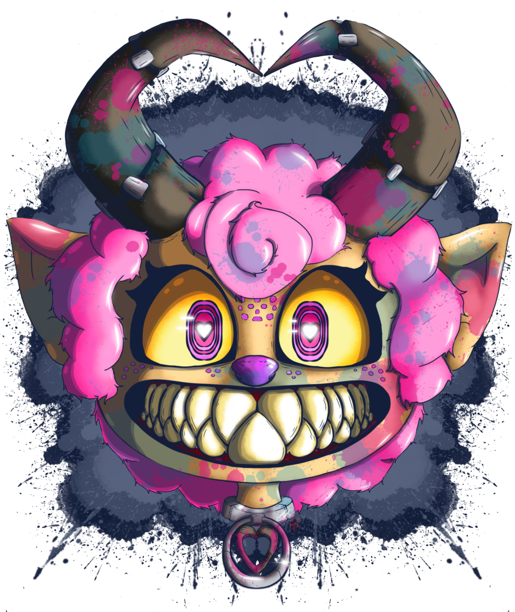 Cotton The Cupid Demon - Hitrecord (1024x1216), Png Download