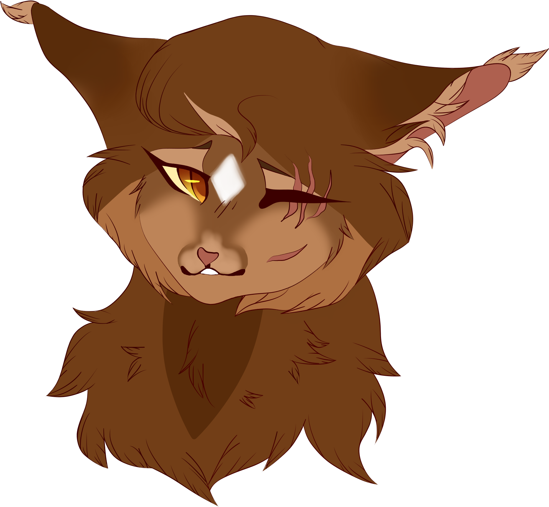 Blind Babe - Cartoon (2000x2000), Png Download