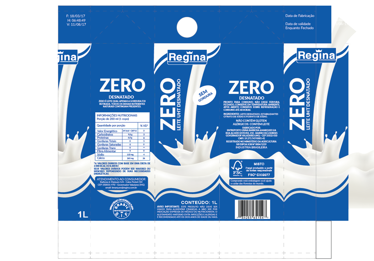 Grid Da Embalagem De Leite - Electric Blue (1191x842), Png Download