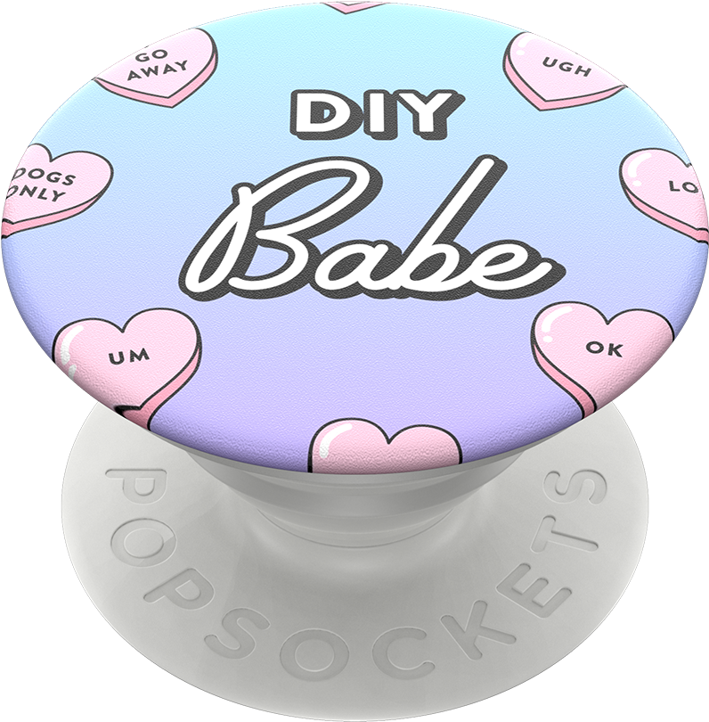 Diy Babe - Laurdiy New Popsockets (989x1000), Png Download