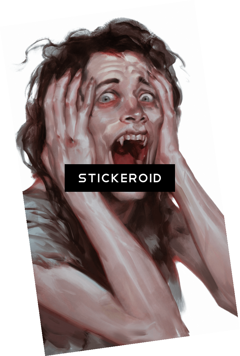 Vampire Scared (783x1160), Png Download