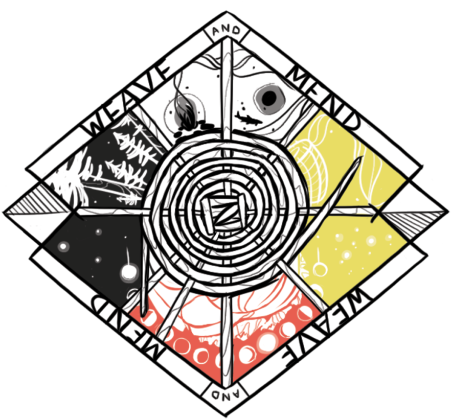 Sketch Launches Weave And Mend - Logo (900x830), Png Download