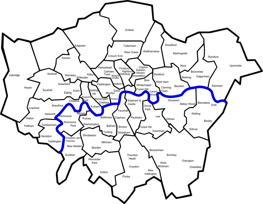 Londonboroughs2 - Vampire The Masquerade London (900x697), Png Download