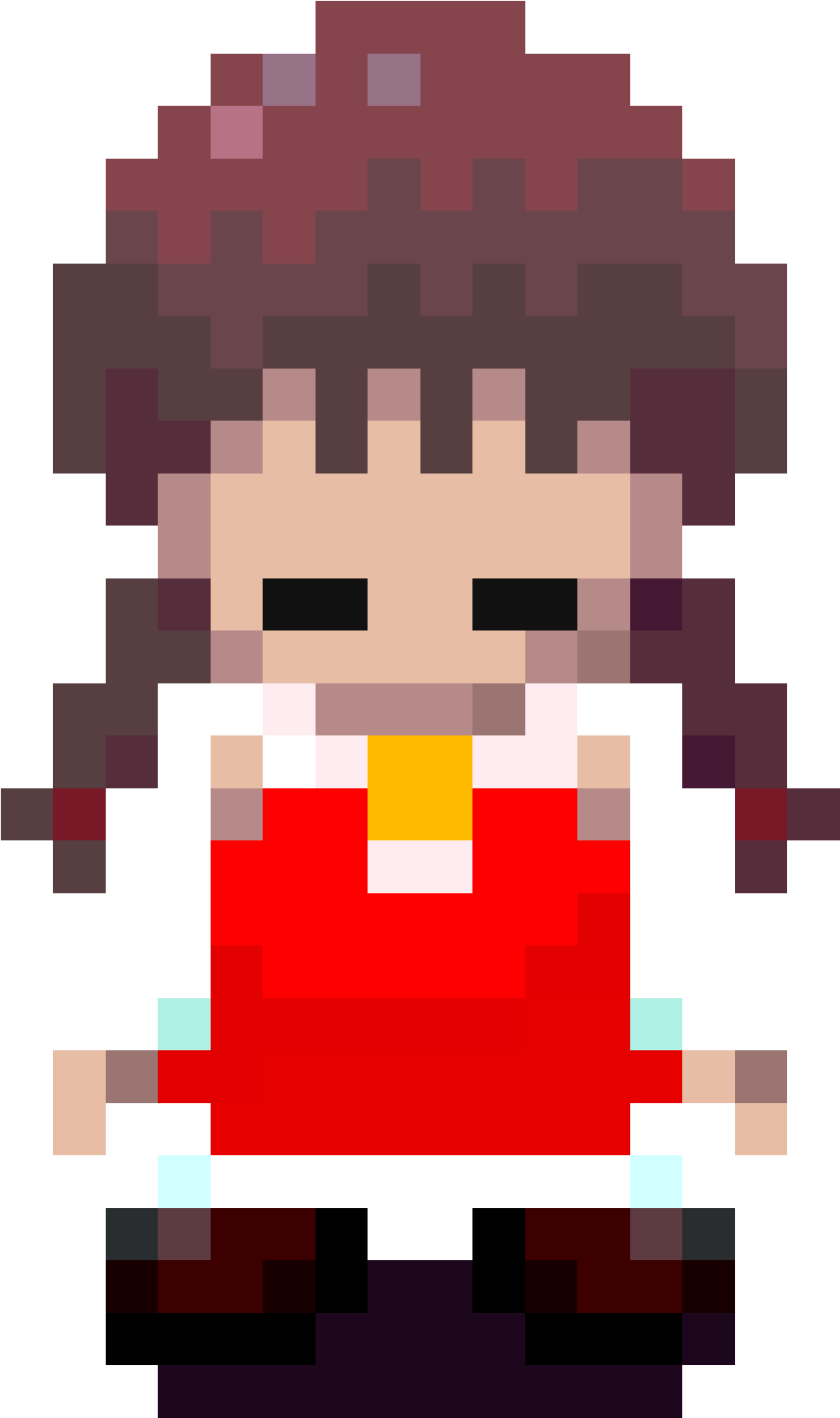 Reimu Madotsuki - Yume Nikki Madotsuki Walk Cycle (1000x1875), Png Download