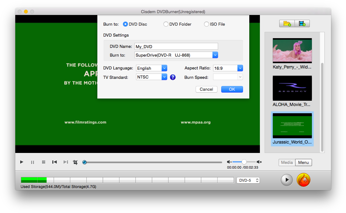 Cisdem Mac Dvd Burner Offers Full Feature To Perfect - Dvd (1124x694), Png Download