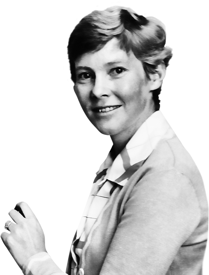 Emeritus Charlotte Morrison Anderson - Monochrome (700x896), Png Download