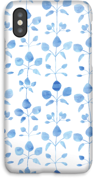 Flores Azules Funda Iphone X - Iphone 6s (499x800), Png Download
