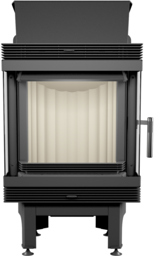Kratki Blanka Három Oldalas Kandallóbetét - Kratki Blanka 8 Warmluft-kamineinsatz Mit 8 Kw Und (900x500), Png Download