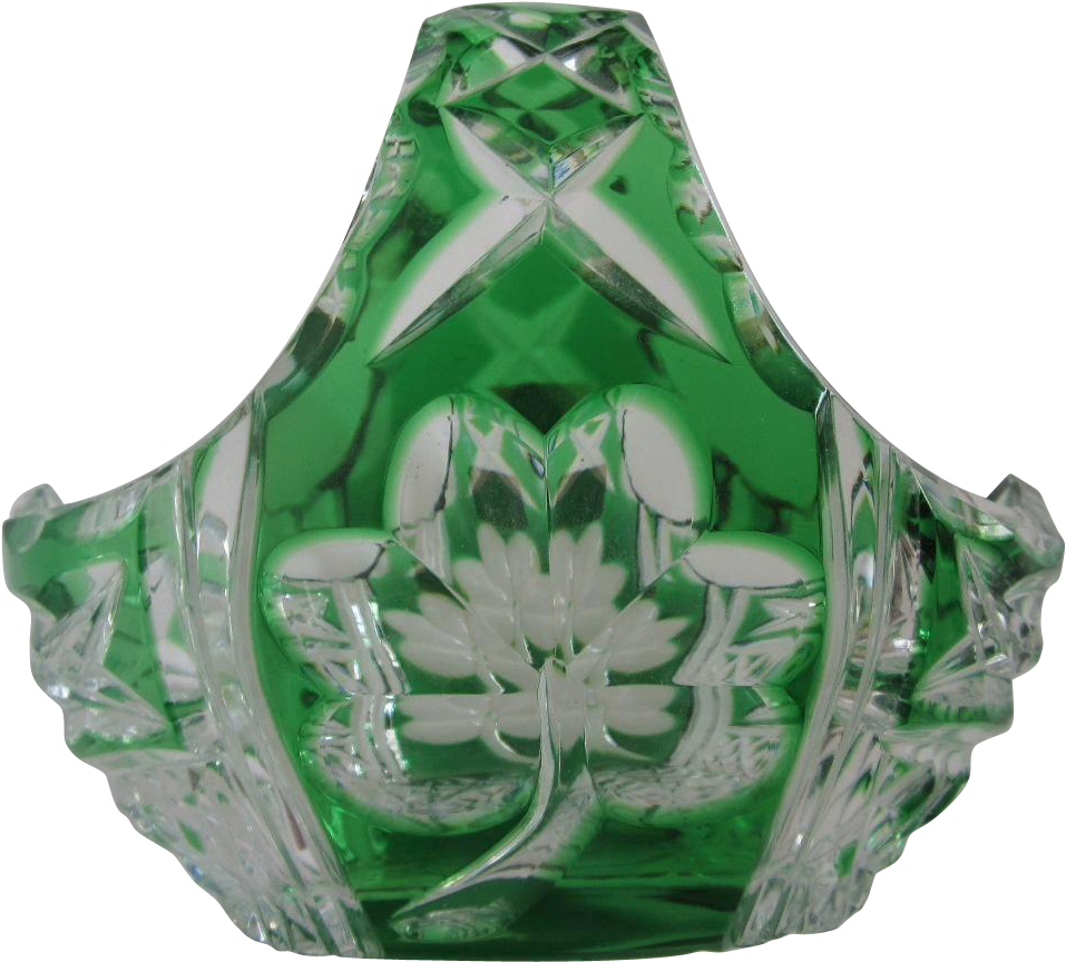 Celtic Crystal Shamrock And Celtic Cased Green Crystal (956x956), Png Download