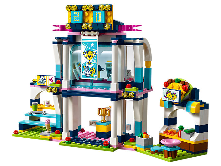 Stephanie's Sports Arena - Lego Friends 41338 (947x532), Png Download