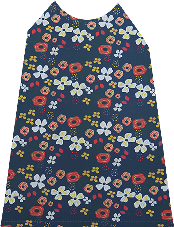 Flores Azul - Pattern (800x1000), Png Download