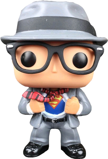 Dc Super Heroes - Clark Kent Pop Vinyl (600x600), Png Download