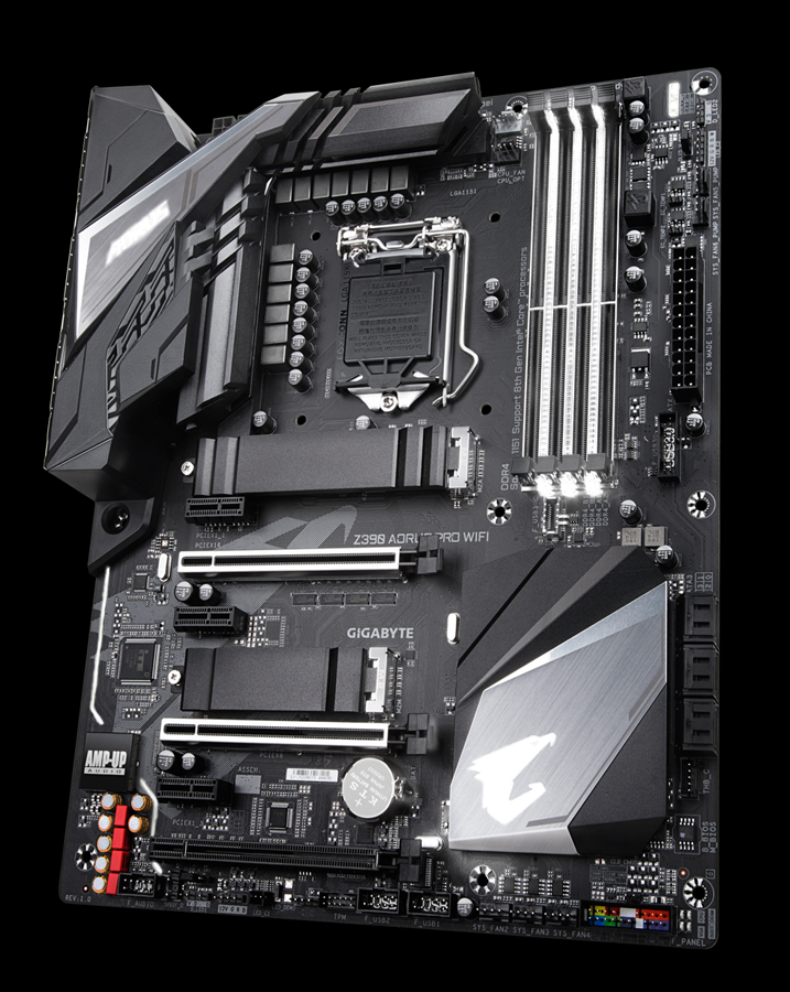 With Full Rgb Support And A Redesigned Rgb Fusion Application, - Z390 Aorus Pro Wifi (717x900), Png Download