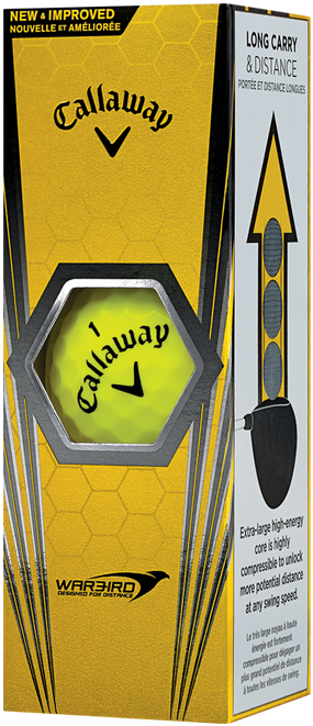 Callaway Warbird Golf Balls - Callaway Warbird Golfbälle 2017 - Weiß 3er Pack (700x700), Png Download