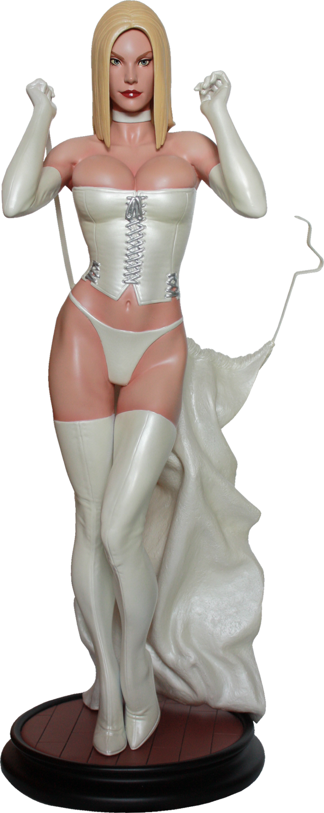 White Queen Emma Frost Statue By Sideshow Collectibles - Emma Frost (638x1600), Png Download