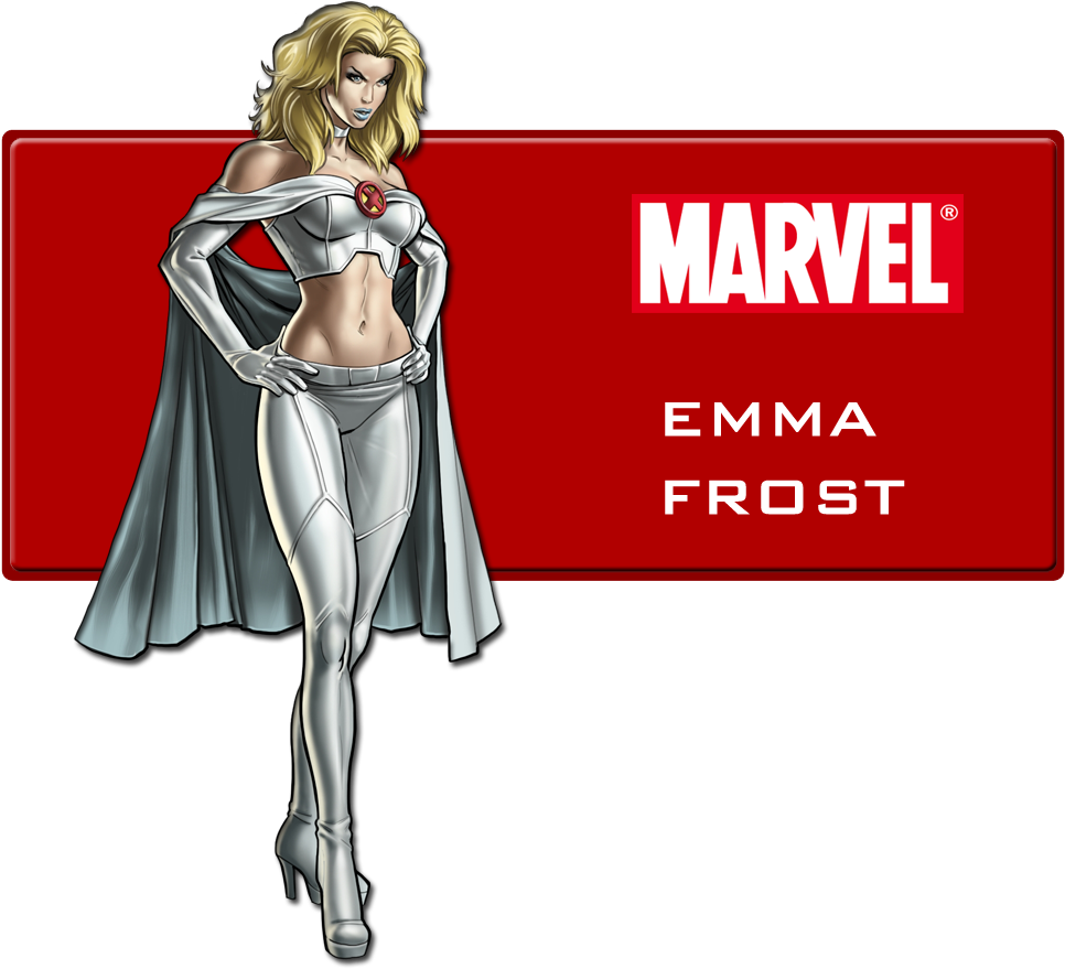 Emma Frost - Marvel (1000x900), Png Download