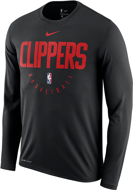 La Clippers Practice Long Sleeve T-shirt - Gosha X Sergio Tacchini (500x667), Png Download