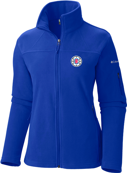 La Clippers Women's Give And Go Full Zip Jacket - Jacket (500x667), Png Download