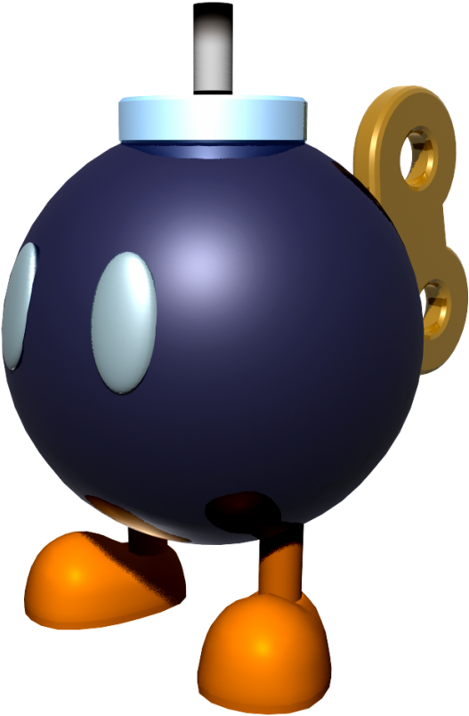 Mkdd Bob-omb - Bomba De Tiempo Virus (592x828), Png Download
