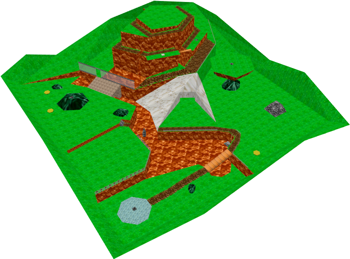 Download Zip Archive - Super Mario 64 (750x650), Png Download