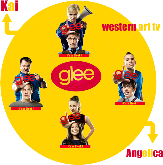 Glee French Dvdrip - Glee Dianna Agron Quinn Fabray Tv Series Huge 47x35 (613x620), Png Download